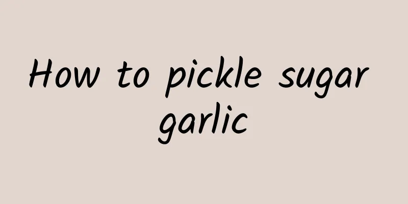 How to pickle sugar garlic