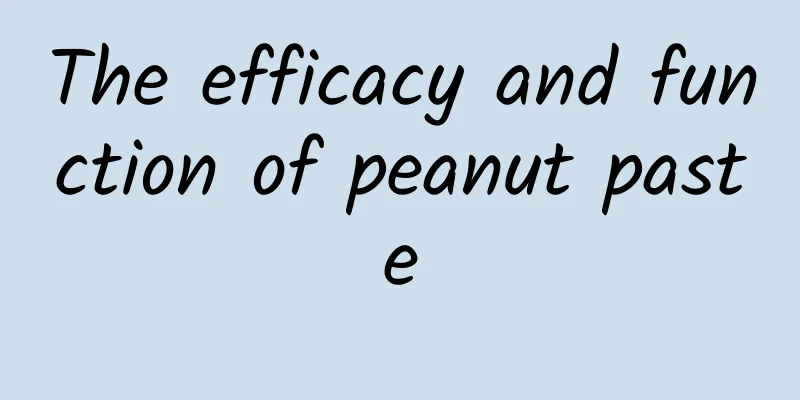 The efficacy and function of peanut paste