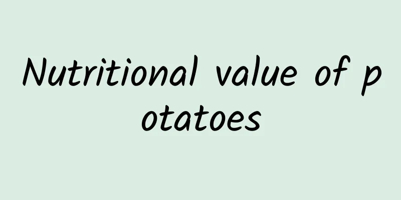 Nutritional value of potatoes