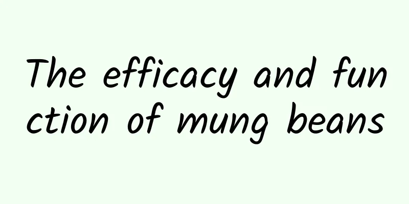 The efficacy and function of mung beans