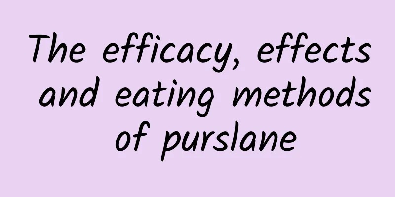 The efficacy, effects and eating methods of purslane