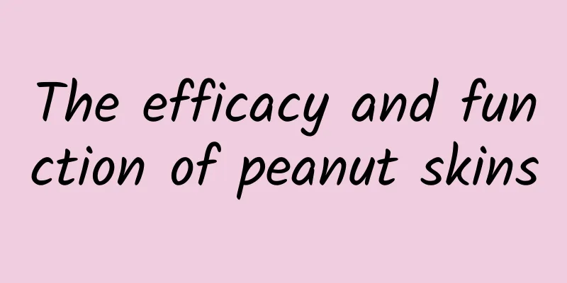 The efficacy and function of peanut skins