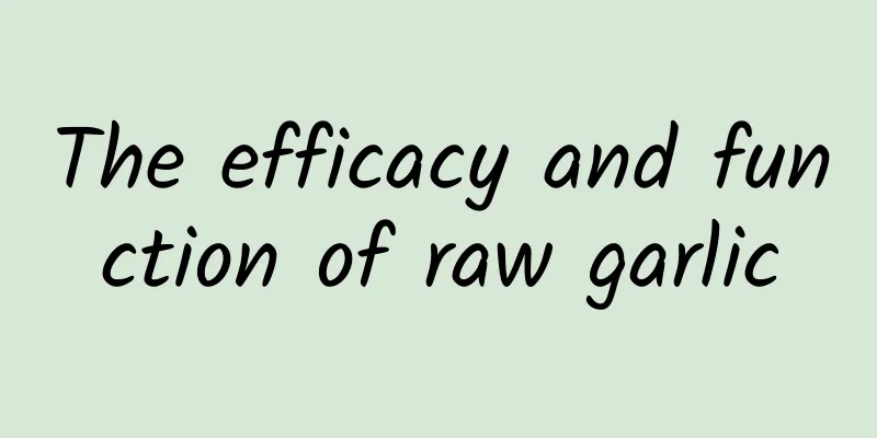 The efficacy and function of raw garlic