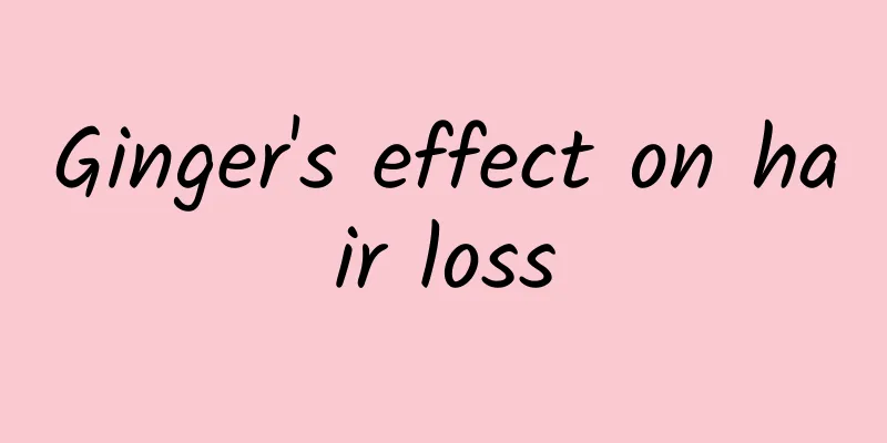 Ginger's effect on hair loss