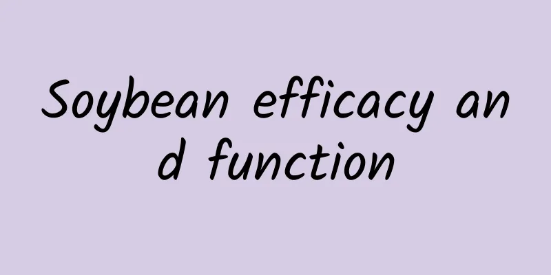 Soybean efficacy and function