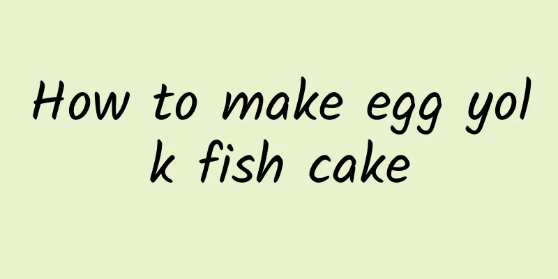 How to make egg yolk fish cake