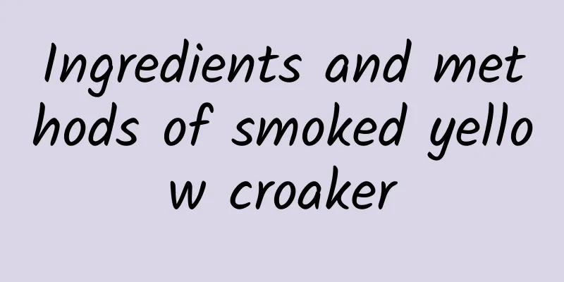 Ingredients and methods of smoked yellow croaker