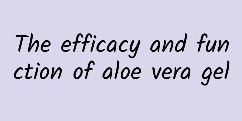 The efficacy and function of aloe vera gel