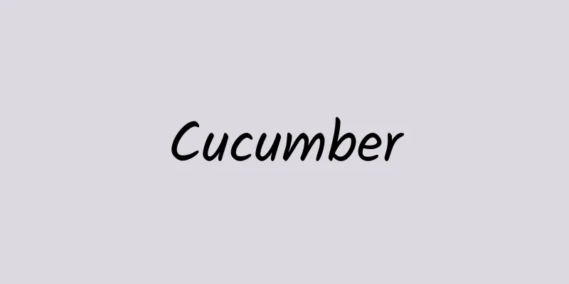 Cucumber