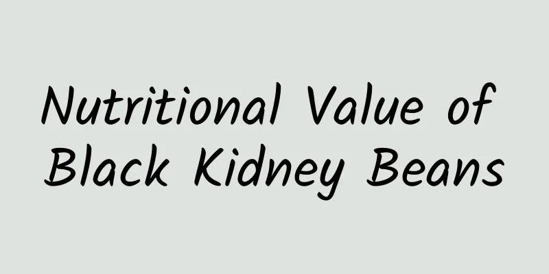 Nutritional Value of Black Kidney Beans