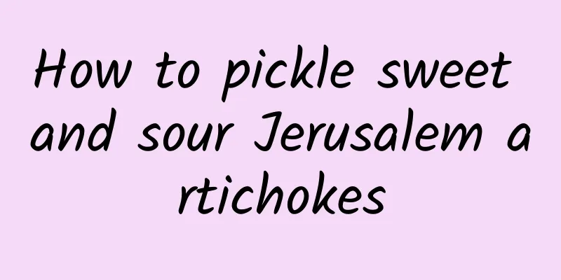 How to pickle sweet and sour Jerusalem artichokes