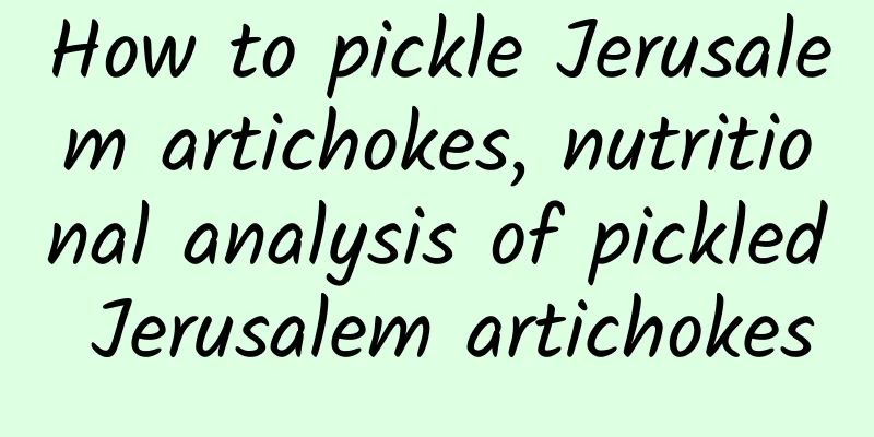 How to pickle Jerusalem artichokes, nutritional analysis of pickled Jerusalem artichokes