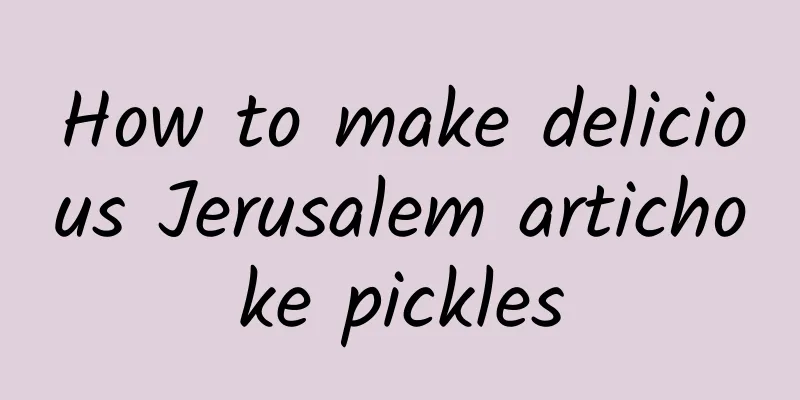 How to make delicious Jerusalem artichoke pickles