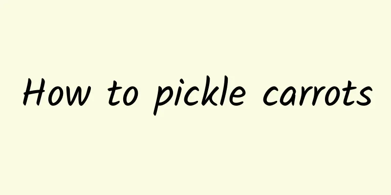 How to pickle carrots