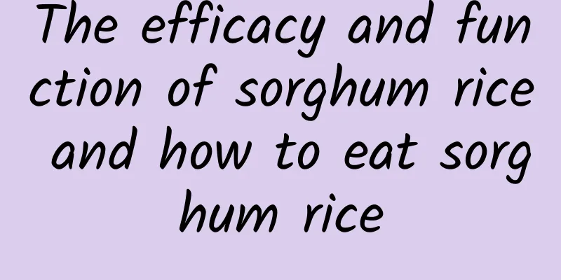 The efficacy and function of sorghum rice and how to eat sorghum rice