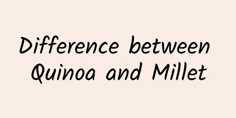 Difference between Quinoa and Millet