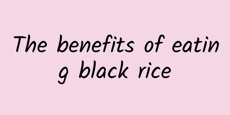 The benefits of eating black rice