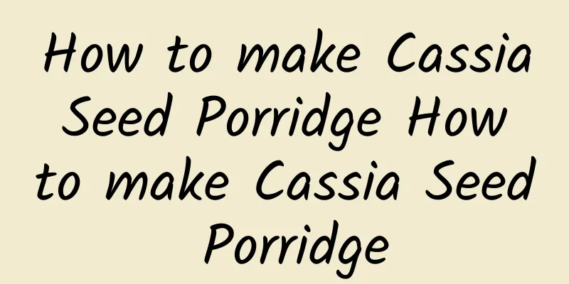 How to make Cassia Seed Porridge How to make Cassia Seed Porridge