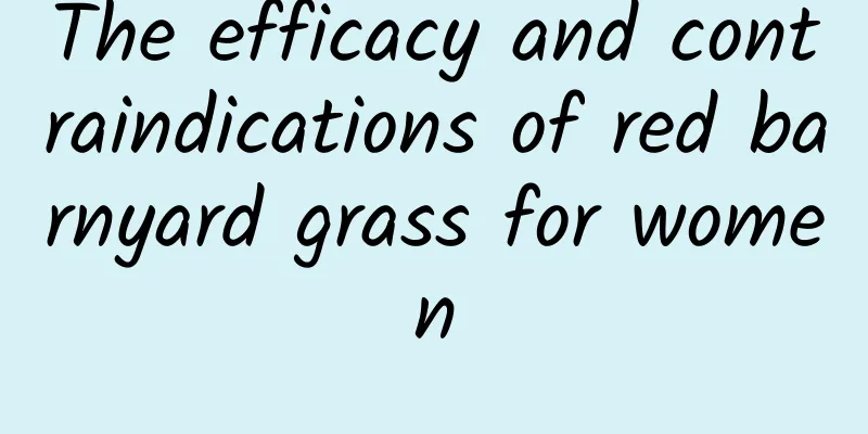 The efficacy and contraindications of red barnyard grass for women