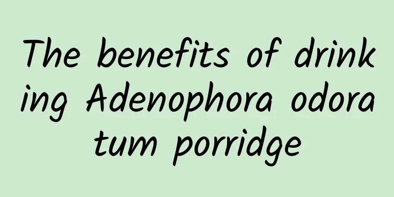 The benefits of drinking Adenophora odoratum porridge