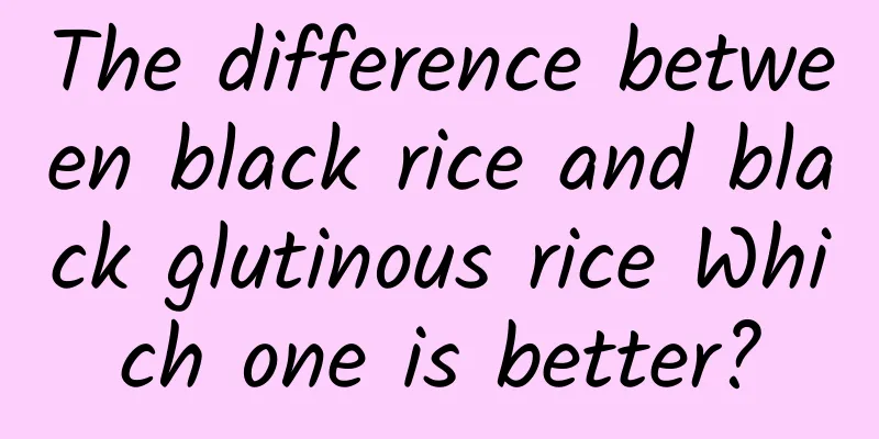 The difference between black rice and black glutinous rice Which one is better?