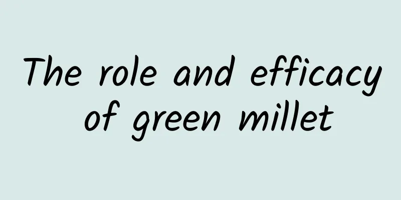 The role and efficacy of green millet