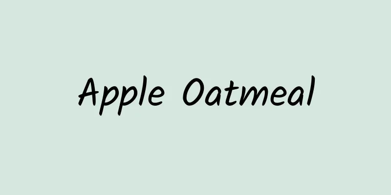 Apple Oatmeal