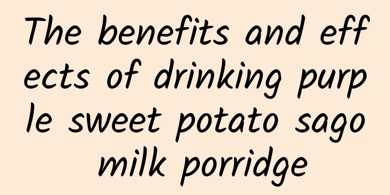 The benefits and effects of drinking purple sweet potato sago milk porridge