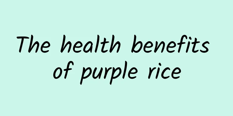 The health benefits of purple rice