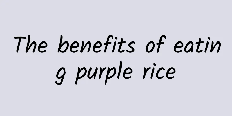 The benefits of eating purple rice