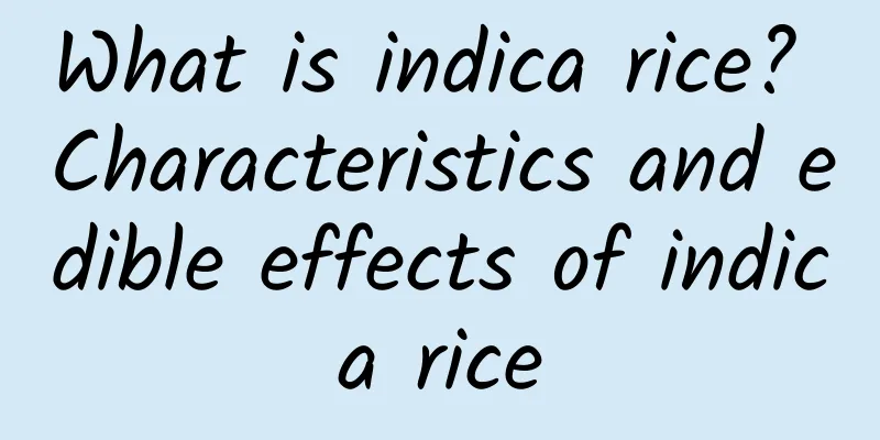 What is indica rice? Characteristics and edible effects of indica rice