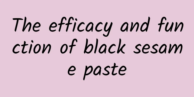 The efficacy and function of black sesame paste