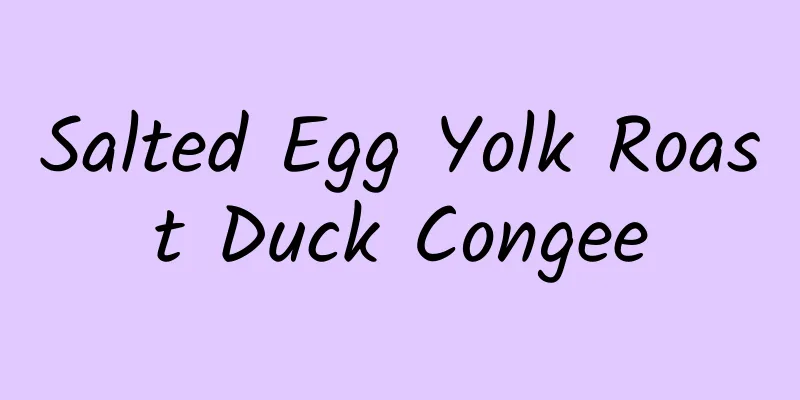 Salted Egg Yolk Roast Duck Congee