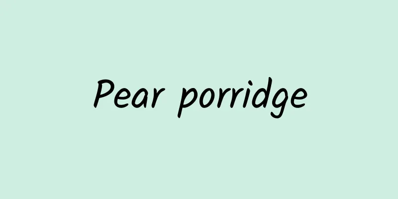 Pear porridge