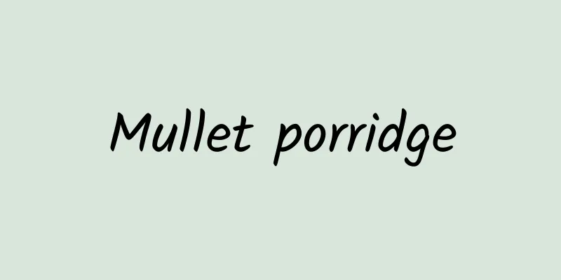 Mullet porridge