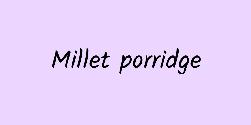 Millet porridge