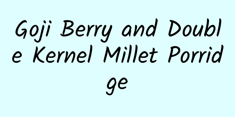 Goji Berry and Double Kernel Millet Porridge