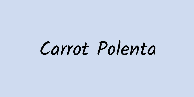 Carrot Polenta