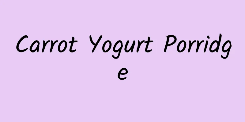 Carrot Yogurt Porridge