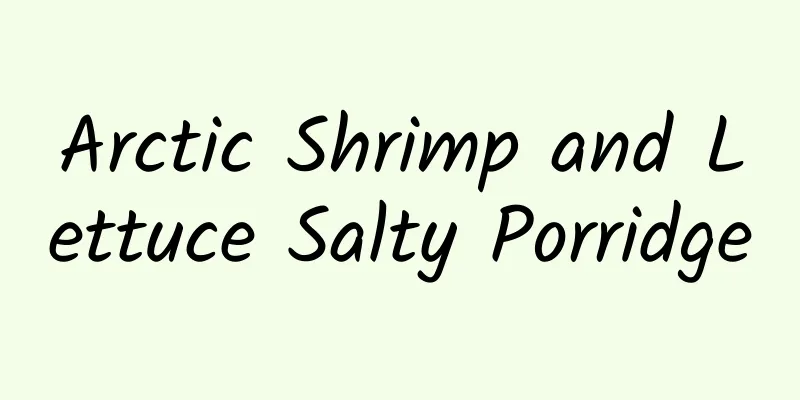 Arctic Shrimp and Lettuce Salty Porridge