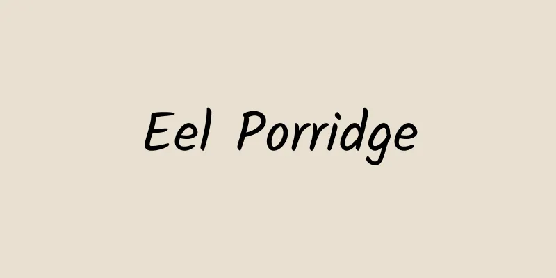 Eel Porridge