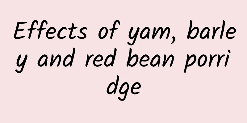 Effects of yam, barley and red bean porridge