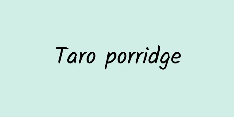 Taro porridge