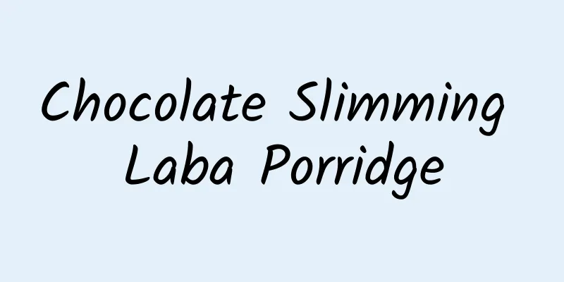 Chocolate Slimming Laba Porridge