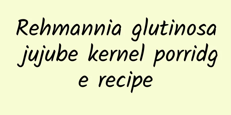 Rehmannia glutinosa jujube kernel porridge recipe