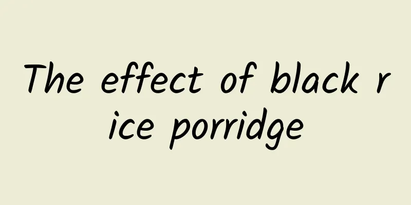 The effect of black rice porridge