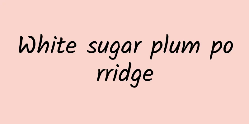 White sugar plum porridge