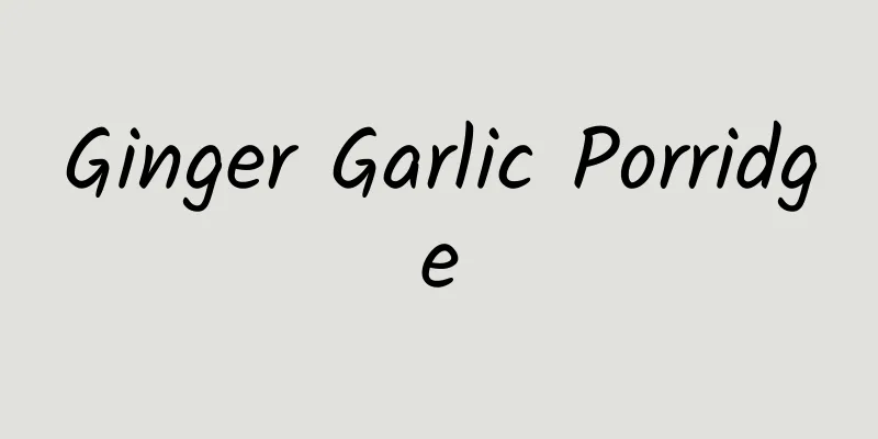 Ginger Garlic Porridge