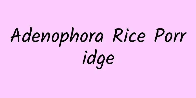 Adenophora Rice Porridge