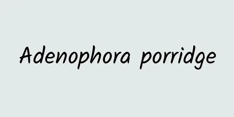 Adenophora porridge